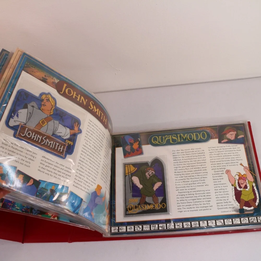 Vintage Willabee & Ward Disney Patch Collection Binder Album USED 23 Patches